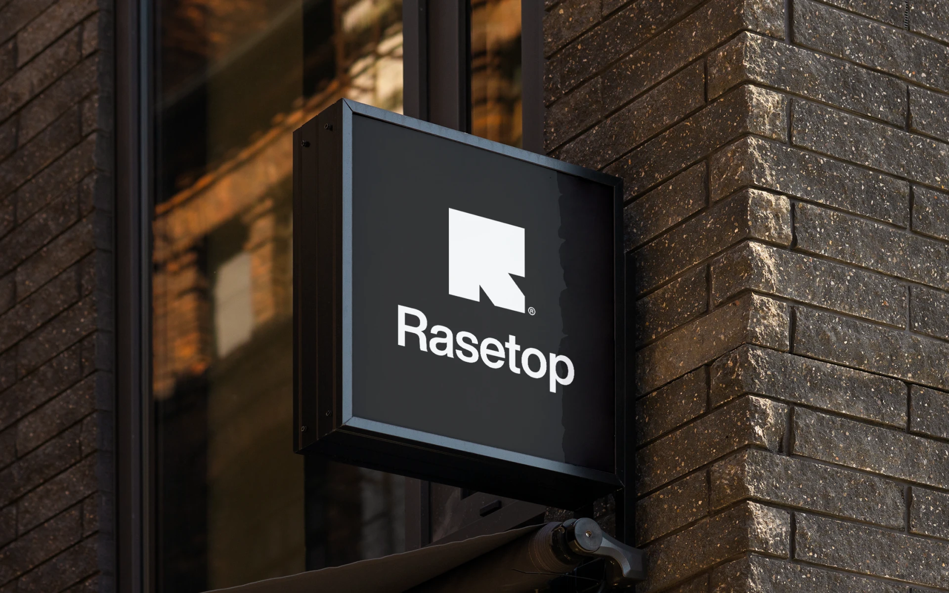Rasetop fitness gym signage branding &mdash; Studio Stopa